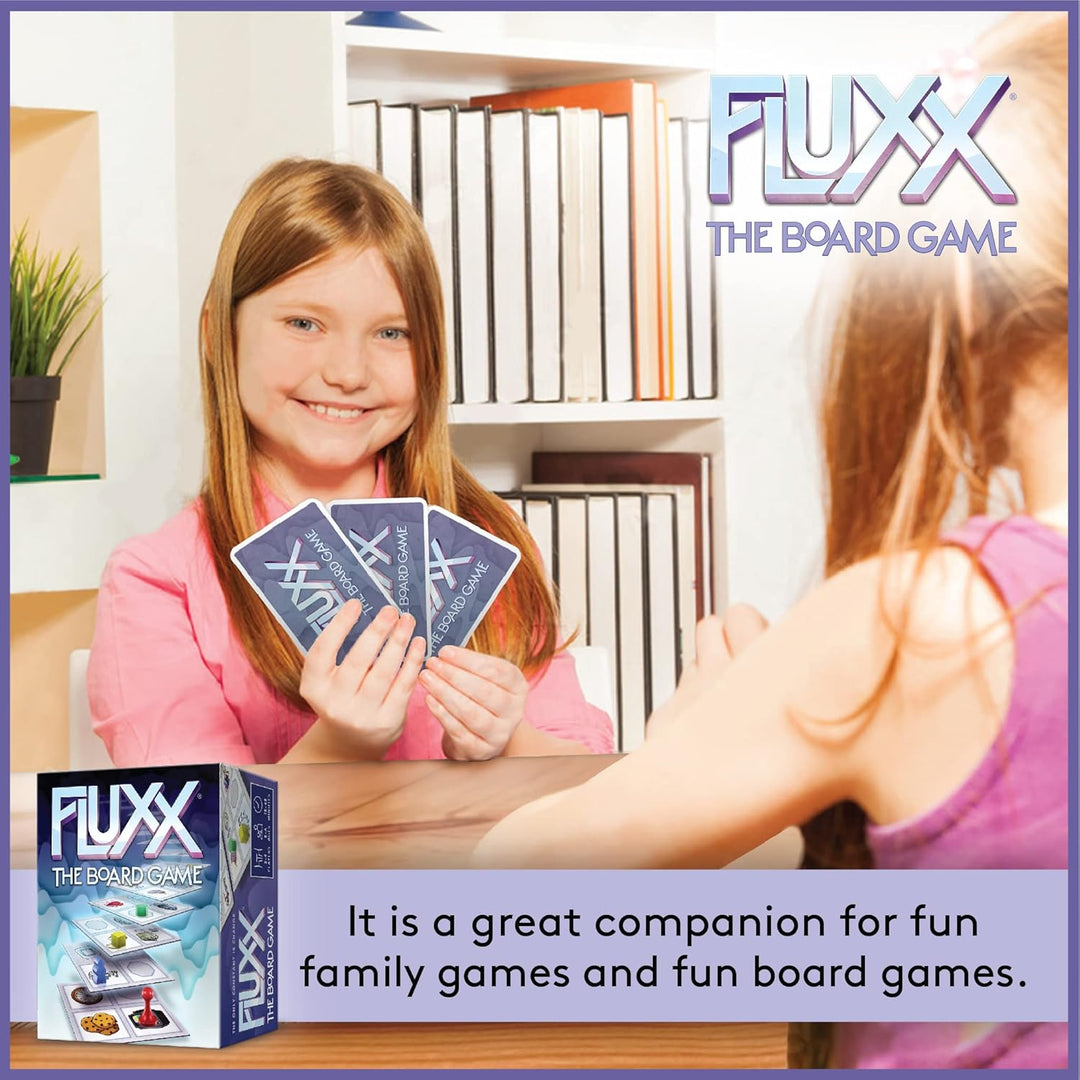 Looney Labs | Fluxx The Board Game Dynamic Gameplay for 2-4 Players | English