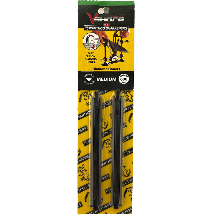 Warthog Sharpeners Ersatz-Schleifstäbe mit Diamantbeschichtung, 600er Körnung (mittel), passend für