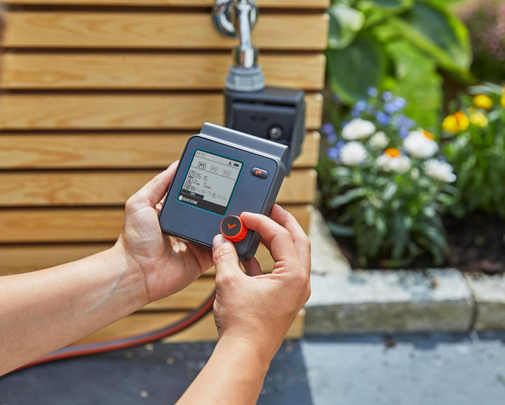 Gardena Bewässerungssteuerung Select: Automatische und zeitsparende Bewässerung, Flexible Bewässerun