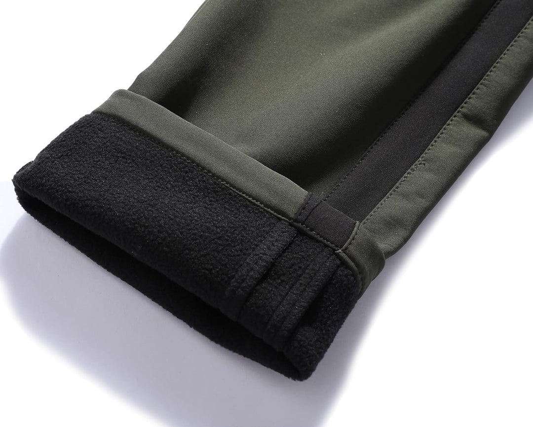 BenBoy Herren Wanderhose Wasserdicht Softshellhose Outdoorhose Winddicht Warm Gefüttert Skihose Snow