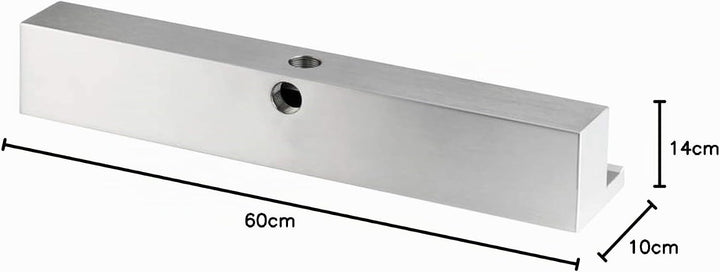 OASE 50585 Waterfall 60 - Edelstahl-Wasserfall 60 cm breit für Wasservorhänge an Mauer und Wand für