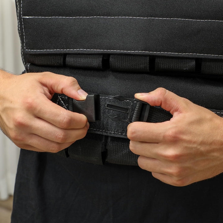 SPORTNOW Gewichtsweste 15/20KG verstellbare Trainingsweste mit herausnehmenbar Gewichten Reflektiere