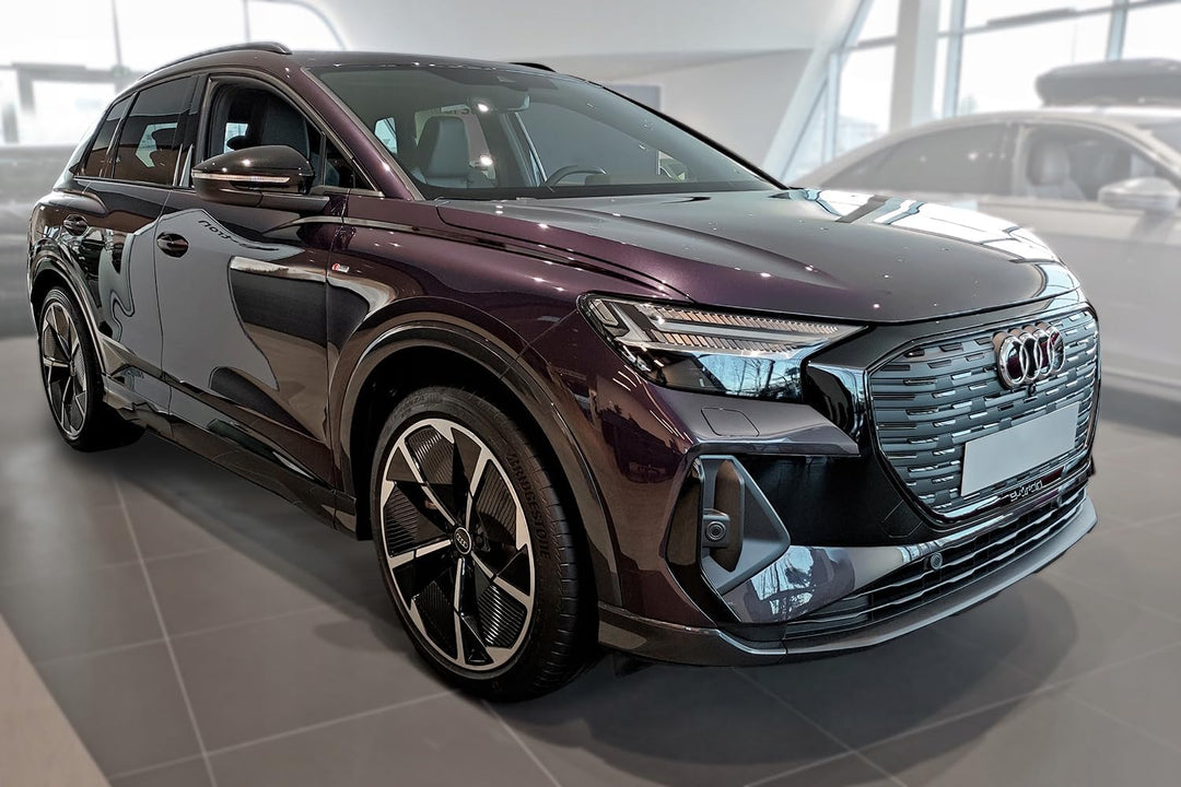 Avisa Matt-Schwarz Edelstahl Heckstossstangenschutz kompatibel mit Audi Q4 e-tron (F4B) & Q4 e-tron