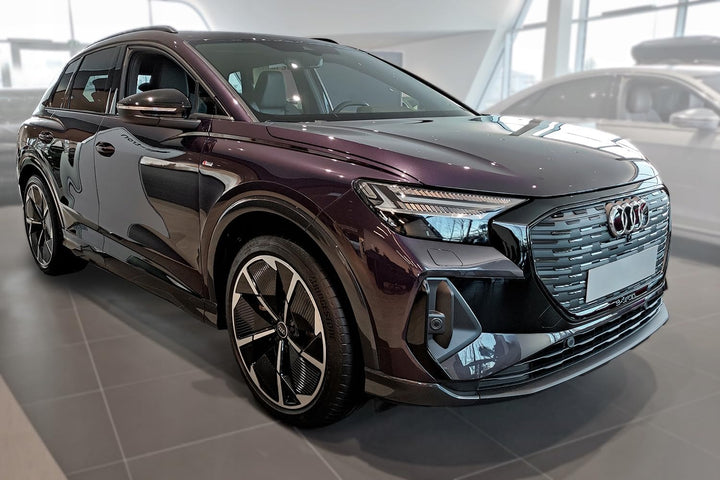 Avisa Matt-Schwarz Edelstahl Heckstossstangenschutz kompatibel mit Audi Q4 e-tron (F4B) & Q4 e-tron