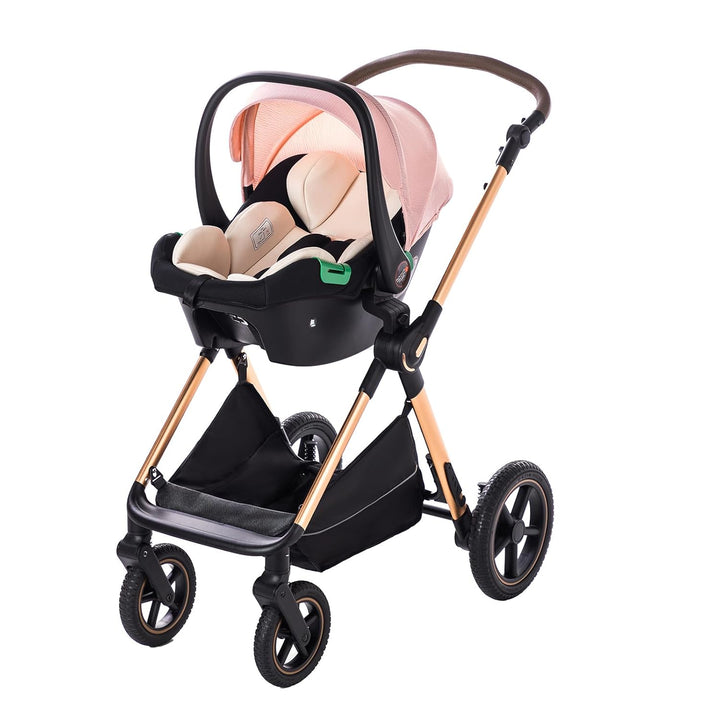 kinderwagen 3 in 1 Kombikinderwagen für Neugeborene robustes leichtes Aluminiumgestell geeignet bis