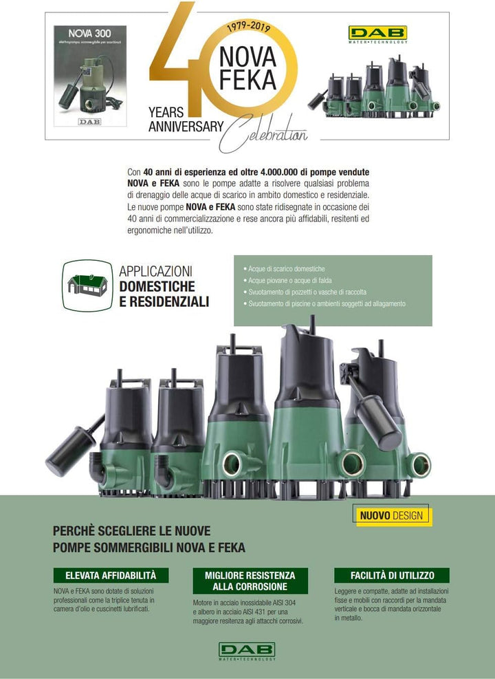 DAB NOVA 600 M-A Tauchpumpe