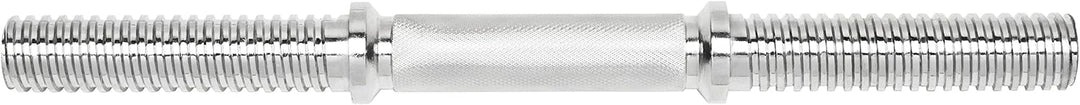 Bad Company Chrom Kurzhantelstange mit Gewinde-Auflageflächen inkl. Sternverschlüssen 30/31 mm I Kur