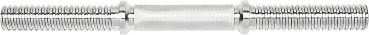 Bad Company Chrom Kurzhantelstange mit Gewinde-Auflageflächen inkl. Sternverschlüssen 30/31 mm I Kur