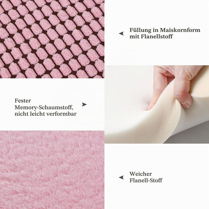 BVAGSS Orthopädisches Hundebett, Waschbar Hundekissen flauschig Hundematte, Umkehrbar Weiche und War