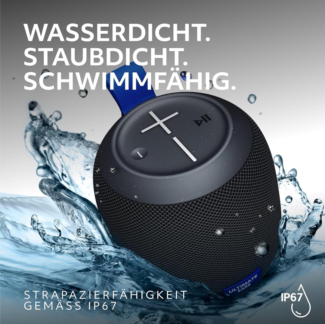 Ultimate Ears WONDERBOOM Play – mobiler wasserdichter Bluetooth-Lautsprecher, staubdichter schwimmfä