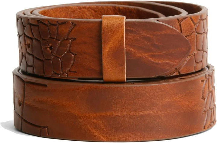 VaModa Vollrindleder 4cm Wechselgürtel Jeansgürtel Belt 40 mm | Ledergürtel für Damen Herren 4,0 cm