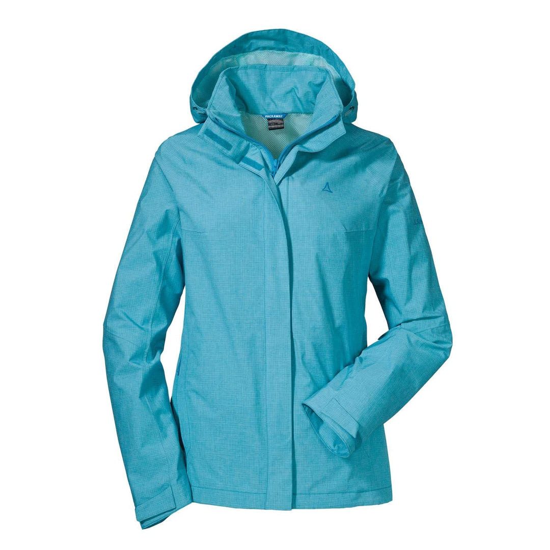 Schöffel Damen Jacket Easy L4, wasser- und winddichte Damen Jacke für jedes Wetter, leichte und flex