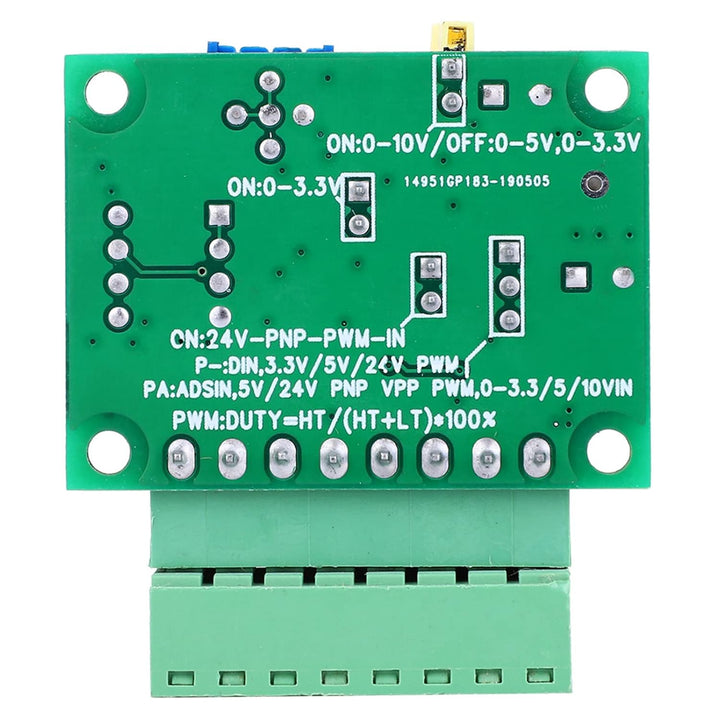 PWM-Spannungswandler Multifunktionales PWM-Signal zu 0-20MA 0-3.3V/0-5V/0-10V Spannung zu 0-20MA-Umw