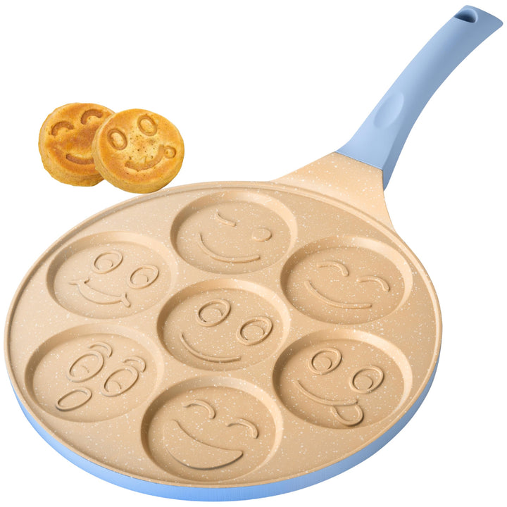 Erreke Pancake Pfanne, Geeignet für Induktion, Antihaft Bratpfanne für Pancakes, Pfannkuchenpfanne,