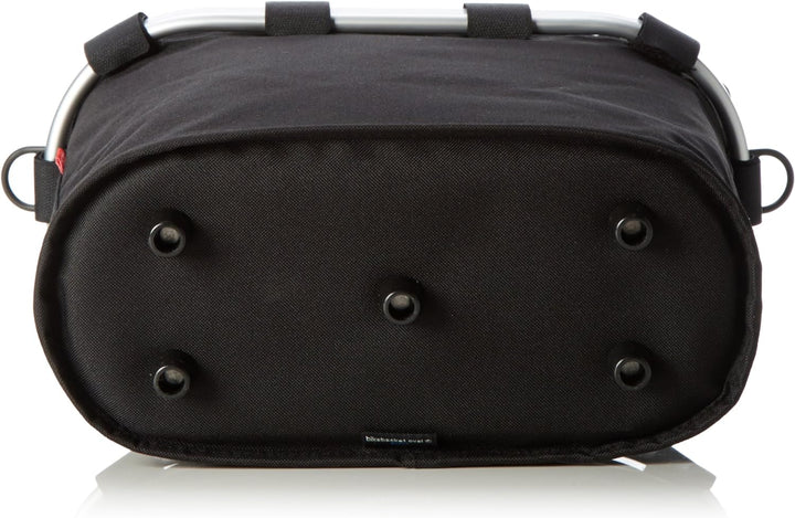 KLICKfix Farradtasche Bikebasket Oval S Schwarz, 34 x 31 x 17.5 cm Single, Single