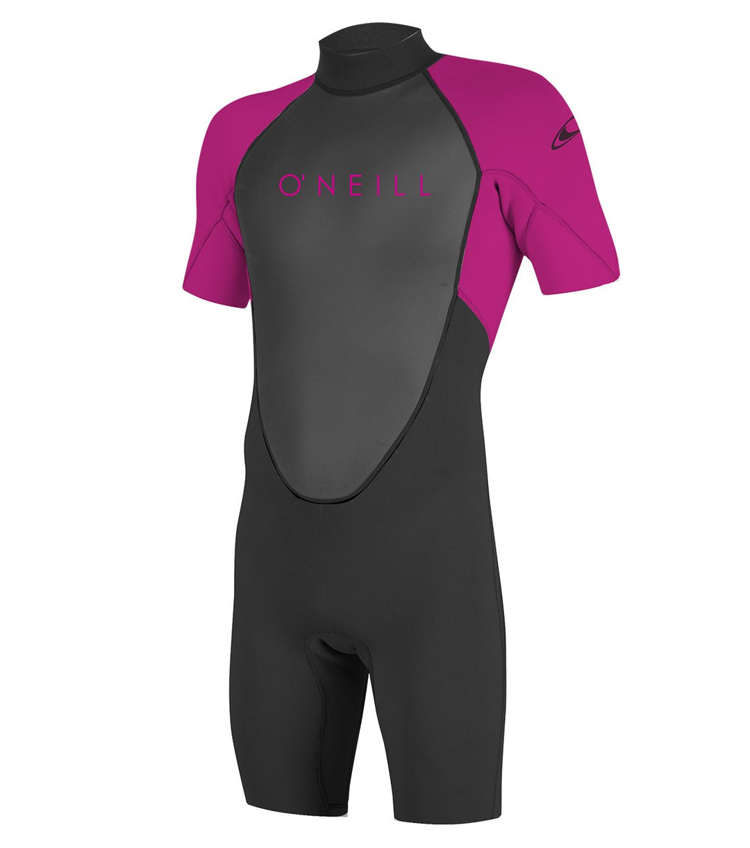 O'Neill Jugend Reactor-2 2mm Back Zip Spring Neoprenanzug Age 12 schwarz (Berry), Age 12 schwarz (Be