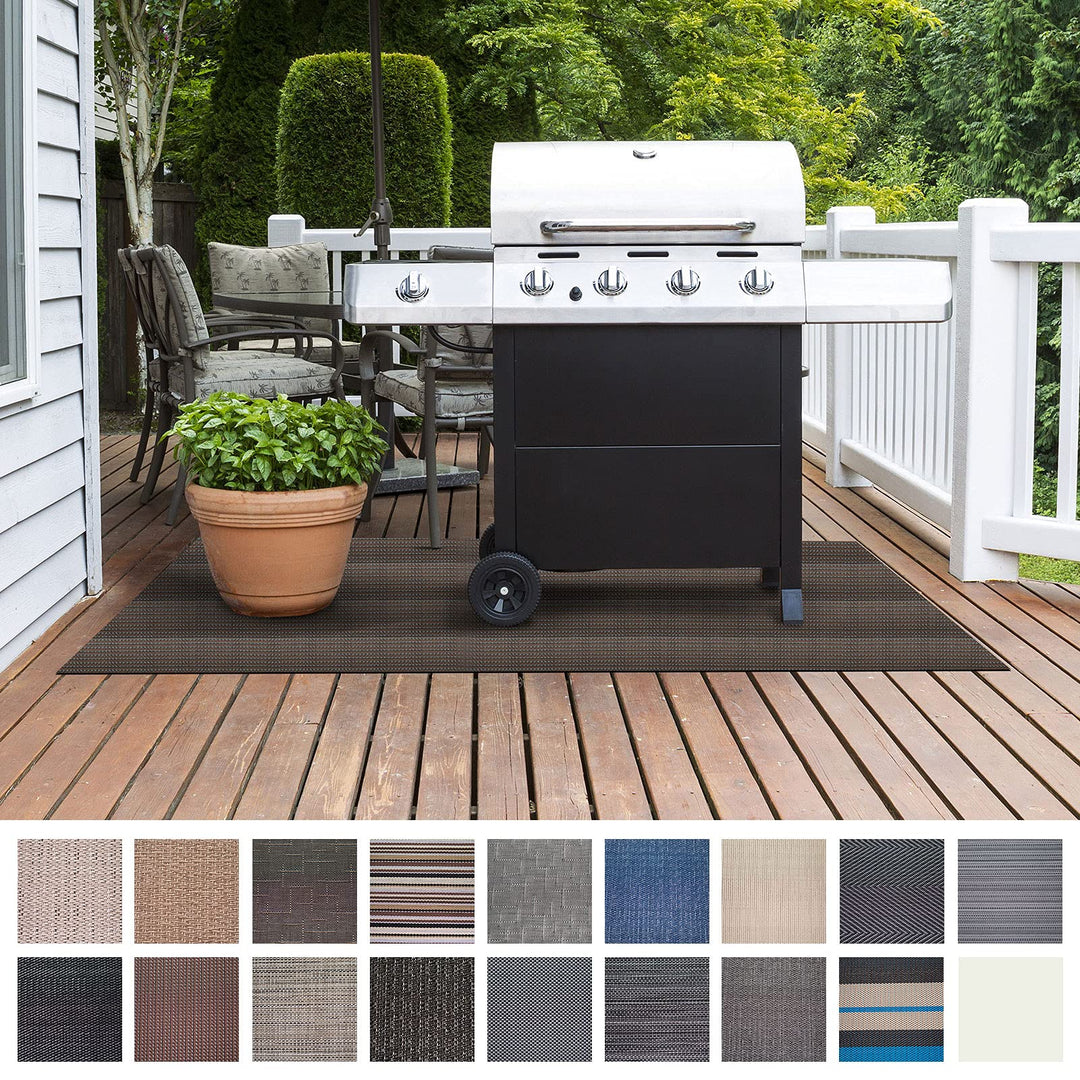 Floordirekt Grillschutzmatte | Schwer entflammbar | 2 Grössen | 5 Designs | Grillmatten zum Grillen