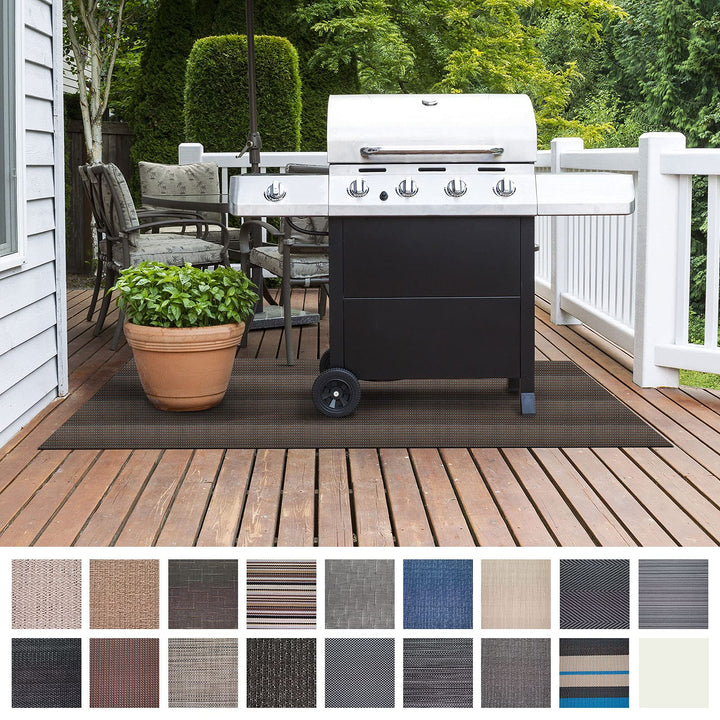 Floordirekt Grillschutzmatte | Schwer entflammbar | 2 Grössen | 5 Designs | Grillmatten zum Grillen