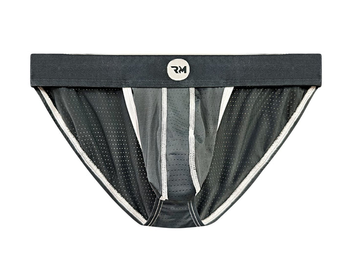 Echte Herren-Bikini-Unterwäsche – Ausbuchtungsbeutel – 1, 3 oder 6 Stück Netz-String-Bikini-Slips mi