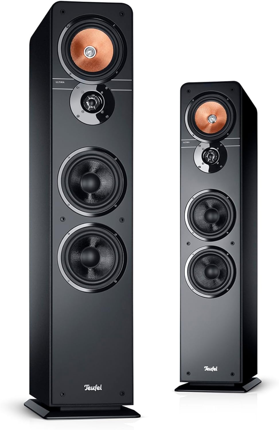 Teufel Ultima 40 Stereo Lautsprecher - HiFi Standlautsprecher Paar der Spitzenklasse, Phase-Plug Hoc