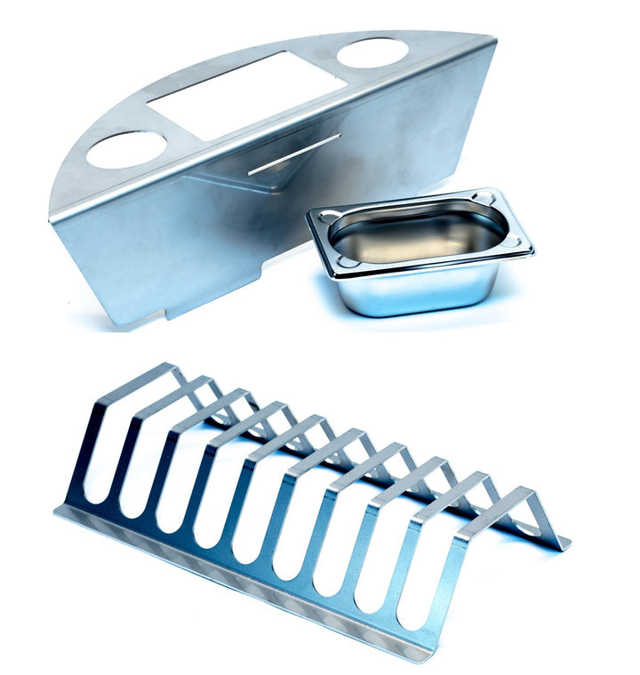 Kette´s Grillzubehör Grillset - Spare Rib Halter und Smokereinsatz 57er Kugeln
