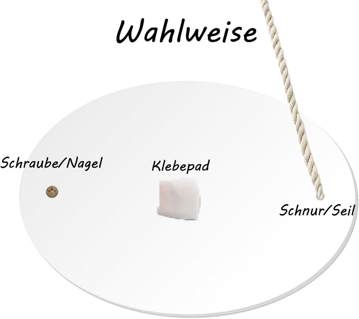 Türschild mit Name und Schriftartwahl/Kunststoff Oval 12,7 x 8,8 x 0,2 cm mit 2 Bohrungen (Elefant),