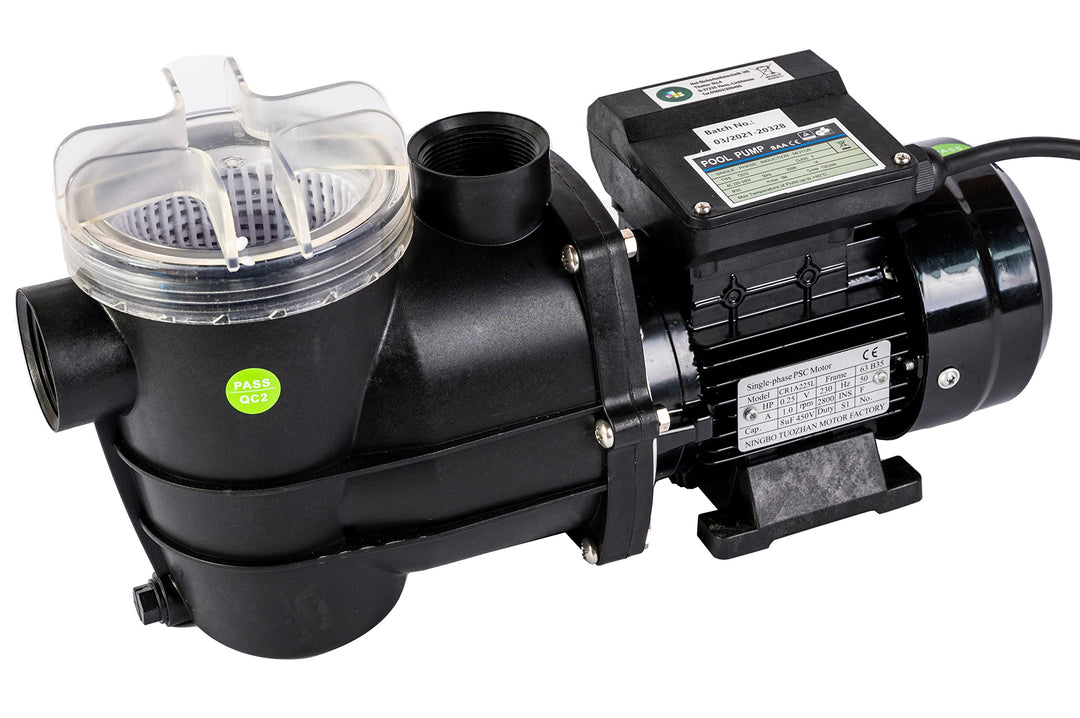 HST Profi Leis Poolpumpe 10 m3, 10020 Liter/Std, 400 W I Erweiterbare Filterpumpe mit geringer Energ