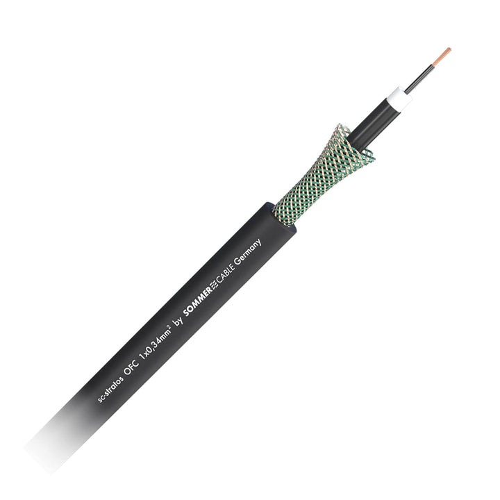 HICON 50cm Stereo NF- Phonokabel SC- Stratos by SOMMER CABLE Referenz- Cinchkabel 0,34 mm² 0,5m - ST