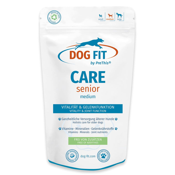 DOG FIT by PreThis® Care Senior für ältere Hunde I Für Vitalität, Wohlbefinden und die Unterstützung