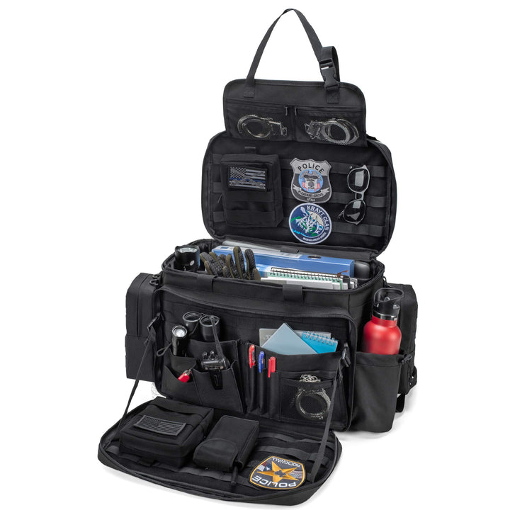 Trunab Polizei Tasche Taktische Tasche Range Bag, Molle Organizer Auto-Vordersitz-Organizer Passend