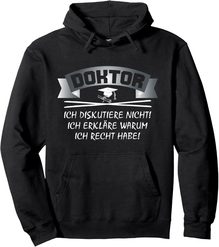 Dr. Klugscheisser Rechthaber diskutieren erklären Recht haben Pullover Hoodie