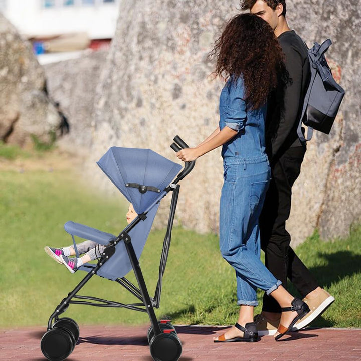 MUL-BOUTIQU Kinderwagen, Liegebuggy,Federleichter Reisebuggy 4.5 kg, Drehbare Vorderräder, für Kinde