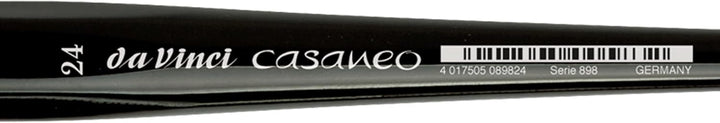 da Vinci Watercolor Serie 898 Casaneo Pinsel, oval, Spitze Waschung, New Wave Synthetik, Grösse 24 O