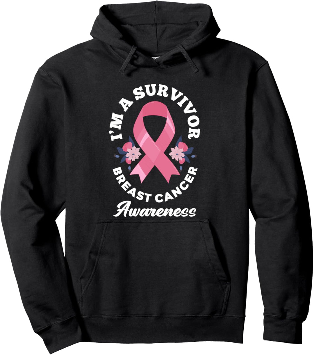 Brustkrebs-Bewusstsein Im A Survivor Brustkrebs-Überlebender Pullover Hoodie