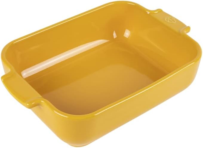 PEUGEOT - Rechteckige Auflaufform aus Keramik - 25 cm x 16,8 cm x 6,2 cm - Fassungsvermögen: 1,4 L -