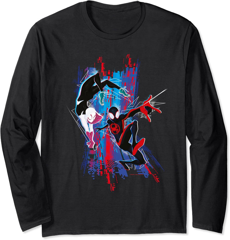 Marvel Spider-Man: Across the Spider-Verse Miles and Gwen Langarmshirt