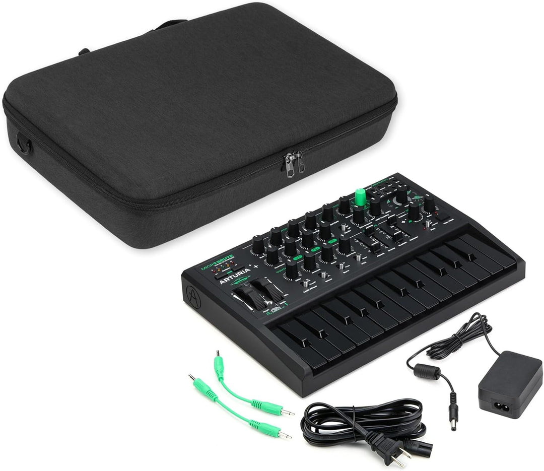 Geekria Hartschalen-Reisekoffer kompatibel mit Arturia MicroBrute UFO/MicroFreak, Tasche für Audio-S