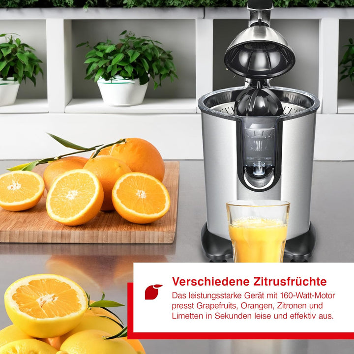 Solis Citrus Juicer 8453 Zitruspresse Elektrisch - Zitronenpresse - Orangenpresse - Einfache Startau