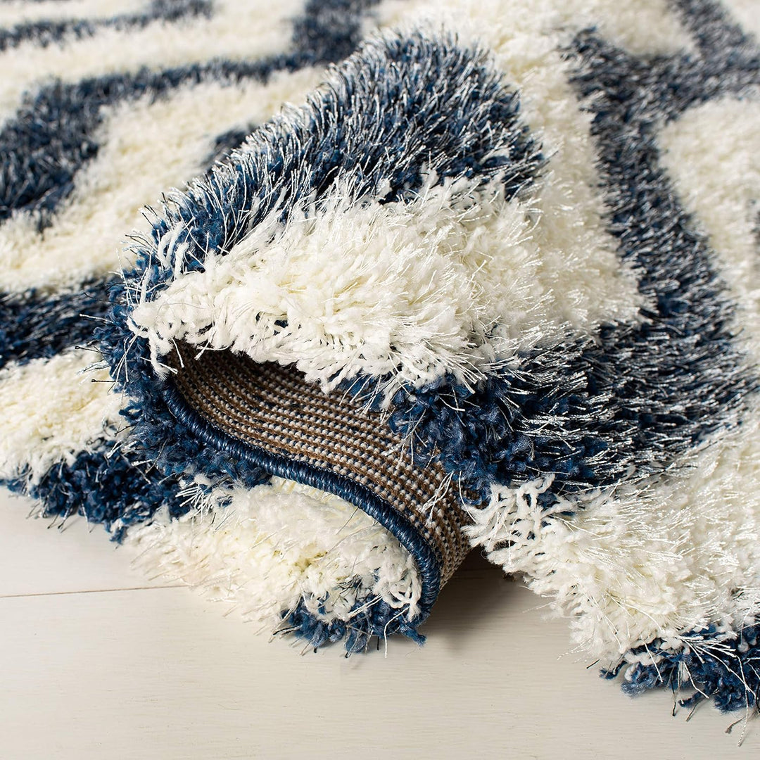 SAFAVIEH Zottelig Teppich für Wohnzimmer, Esszimmer, Schlafzimmer - Montreal Shag Collection, Hoher