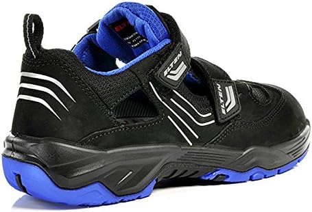 ELTEN Sicherheitsschuhe AMBITION blue Easy ESD S1, Herren, sportlich, leicht, schwarz/blau, Stahlkap