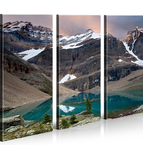 islandburner Bild Bilder auf Leinwand Fjorde Norwegen XXL Poster Leinwandbild Wandbild art up your l