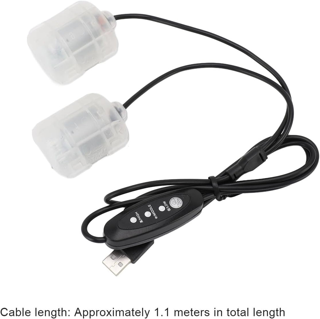 ciciglow DC5V -Vibrationsmotor, 1 Bis 2 USB 3 -Geschwindigkeitsvibrationsmotor 3000 Bis 4500 U/Min E