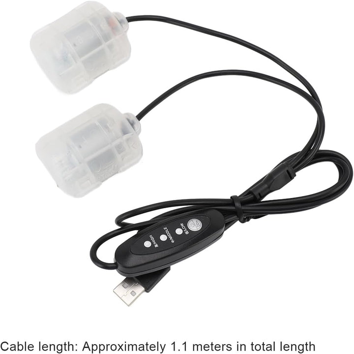 ciciglow DC5V -Vibrationsmotor, 1 Bis 2 USB 3 -Geschwindigkeitsvibrationsmotor 3000 Bis 4500 U/Min E