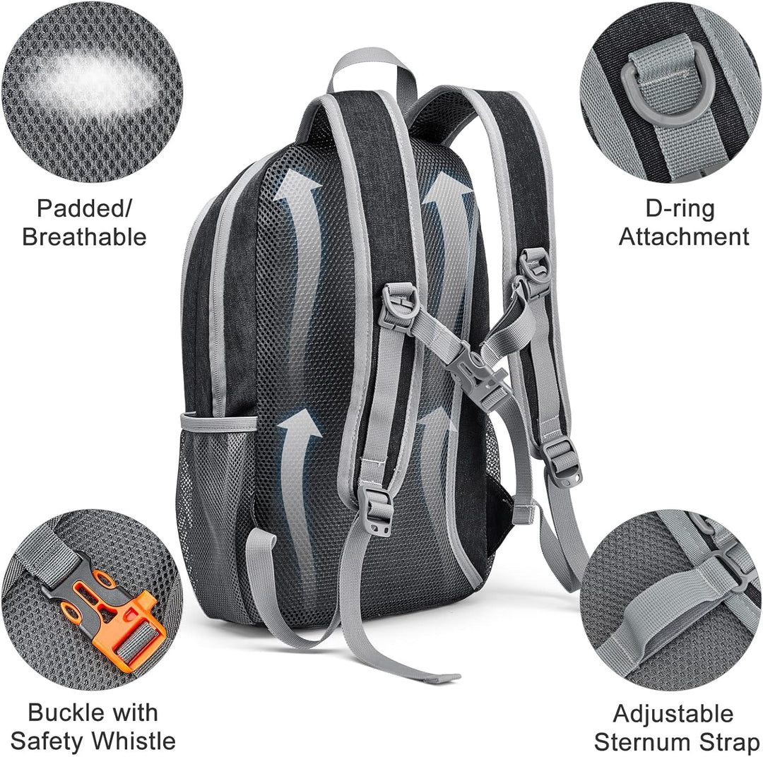 G4Free Kleiner Rucksack 12L/20L Unisex Tagesrucksack Leichter Reiserucksack Wanderrucksack Trekkingr