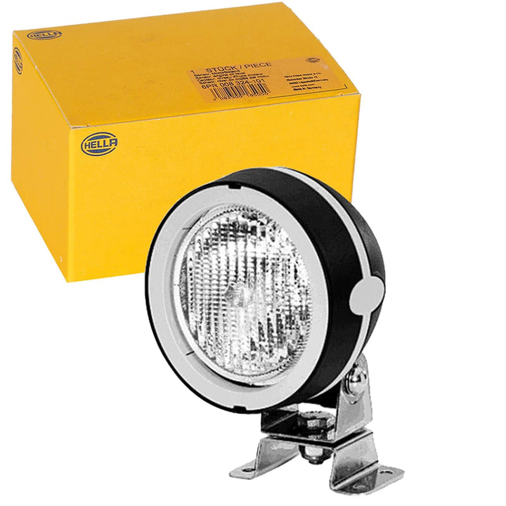 HELLA - Halogen-Arbeitsscheinwerfer - Mega Beam - 12/24V - Anbau/Schraubanschluss - 4-Punkt Befestig