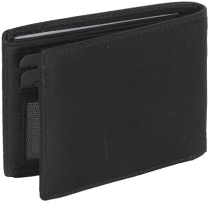 The Chesterfield Brand Wax Pull Up Marvin Geldbörse RFID Leder 10,5 cm,Schwarz,Einheitsgrösse