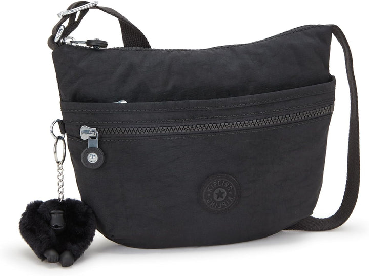 Kipling Damen Arto Crossbody, Schwarz (Black), 25x21x3 centimeters (B x H T) EU Black Noir, Black No
