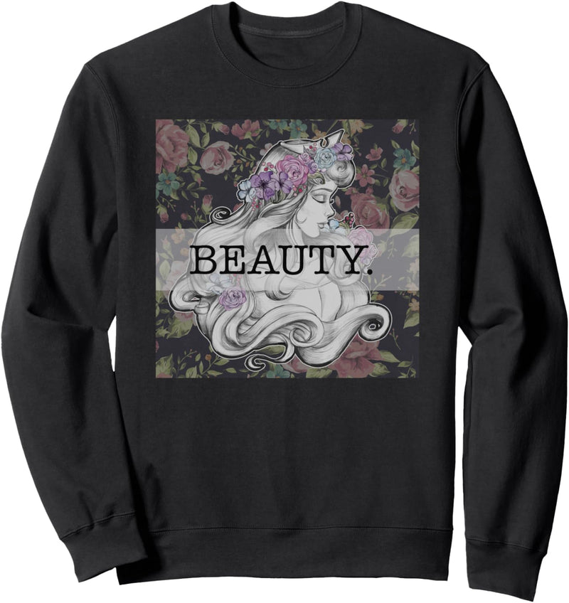 Disney Sleeping Beauty Floral Print Box Sweatshirt