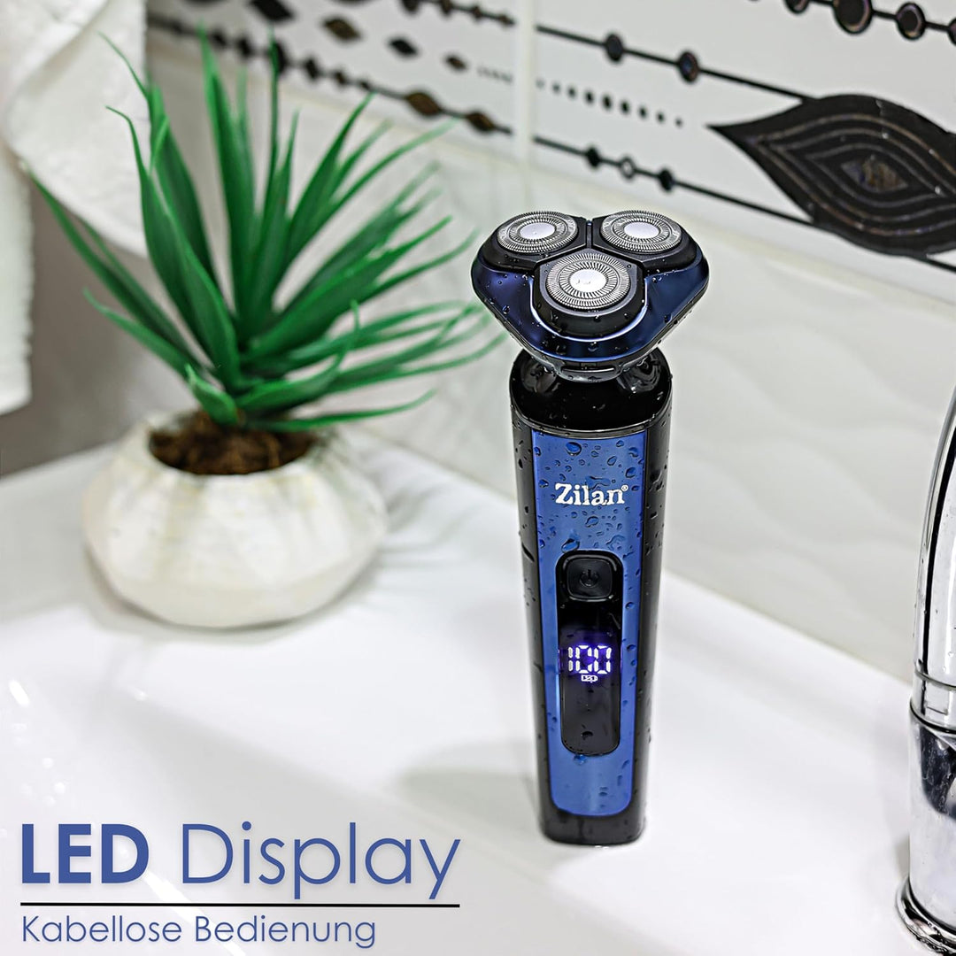 4in1 Elektrischer Rasierer | Barttrimmer Herren | Bartrasierer | Gesichtshaarschneider | Trimmer | K