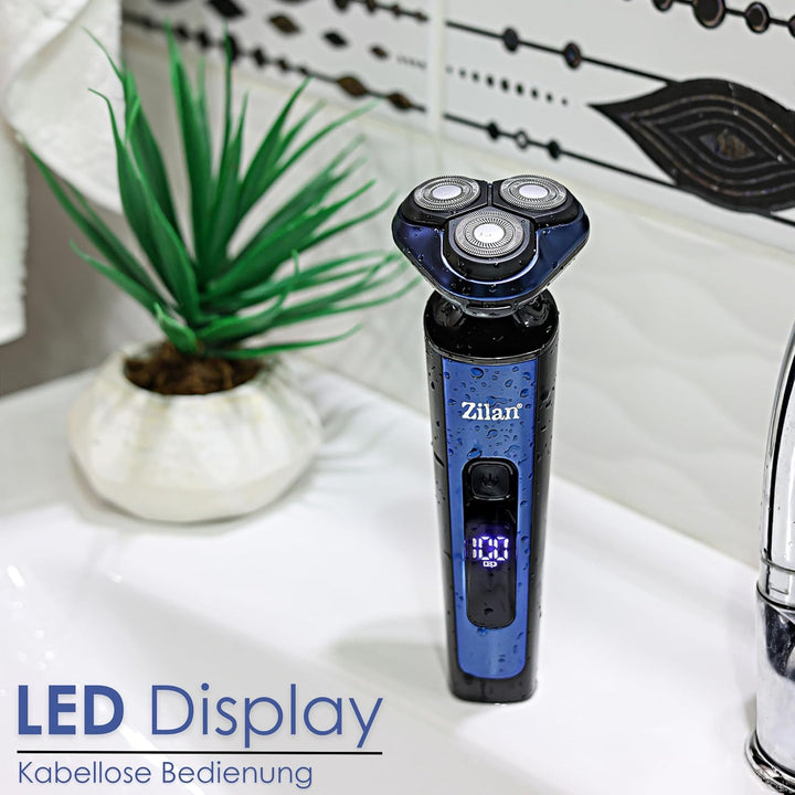 4in1 Elektrischer Rasierer | Barttrimmer Herren | Bartrasierer | Gesichtshaarschneider | Trimmer | K